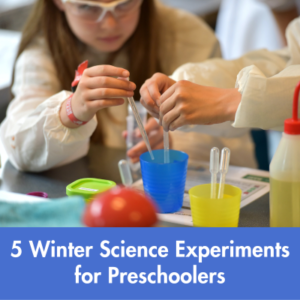 5 winter science experiments for preschoolers, preschoolers gathering to do experiements, oakville daycare